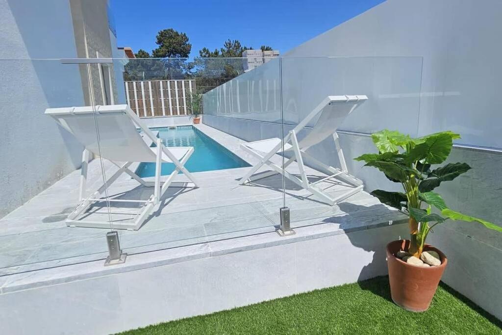 Aroeira Villa With Heated Pool By Golf Course, Beach And Lisbon Eksteriør bilde